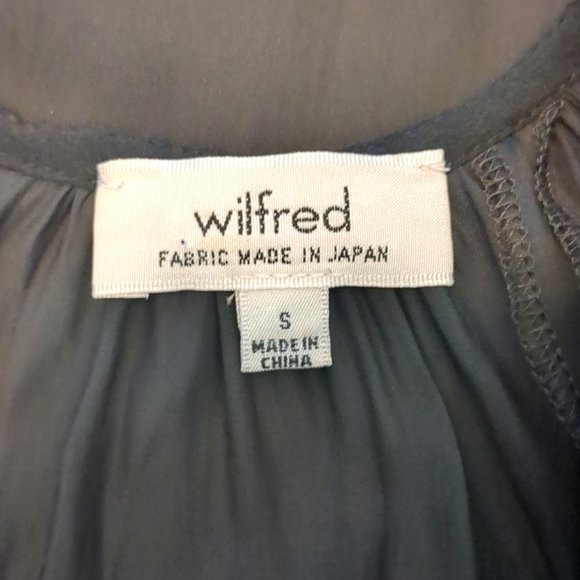 Wilfred Black Ruched Flowy Tank Top - Picture 8 of 8
